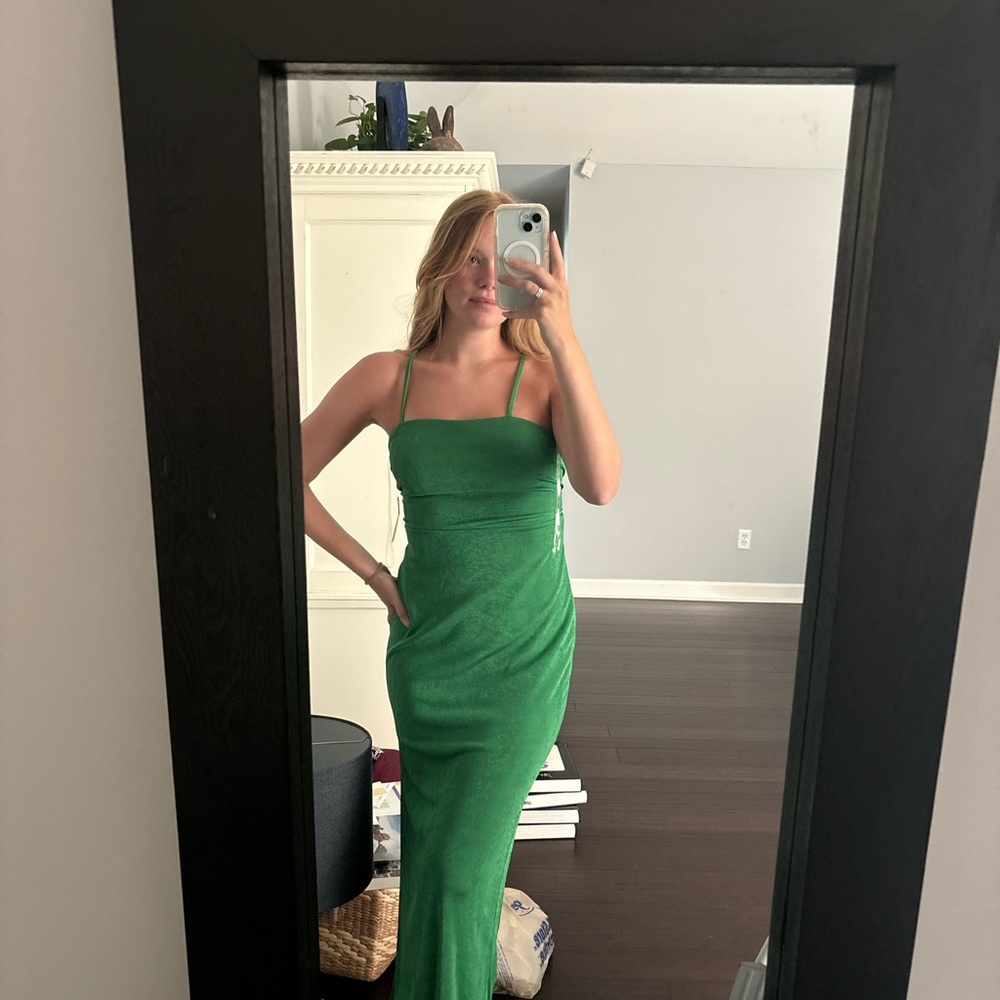 Elegant Green Women's Dress